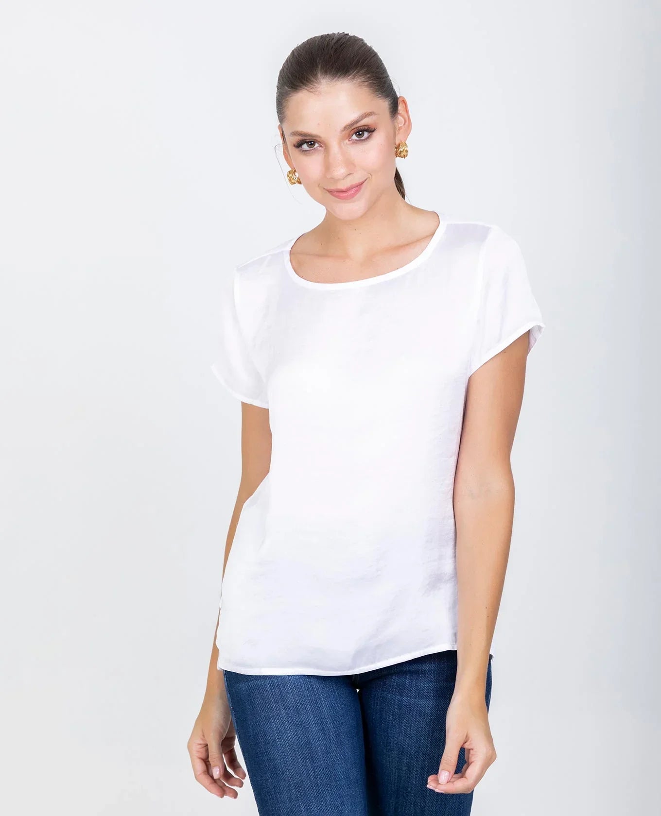 BLUSA ADRISSA BÁSICA JULIANA PARA MUJER XS BLANCO Adrissa