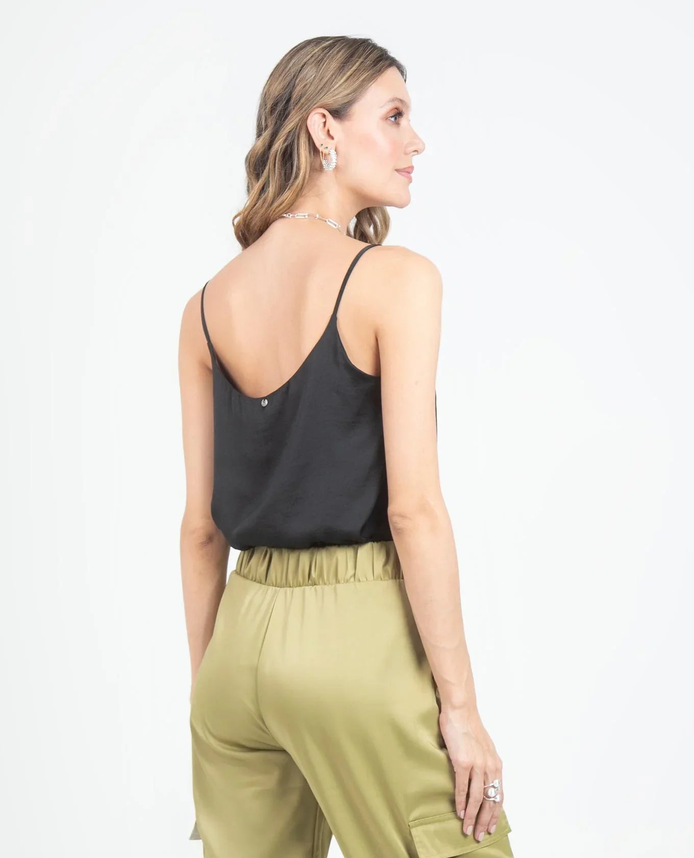 BLUSA BÁSICA OLIVIA DE TIRAS PARA MUJER Adrissa