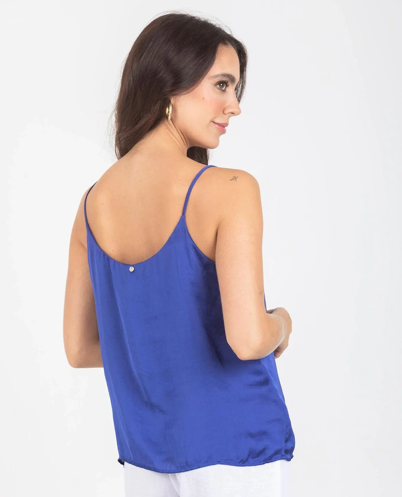 BLUSA BÁSICA OLIVIA DE TIRAS PARA MUJER Adrissa