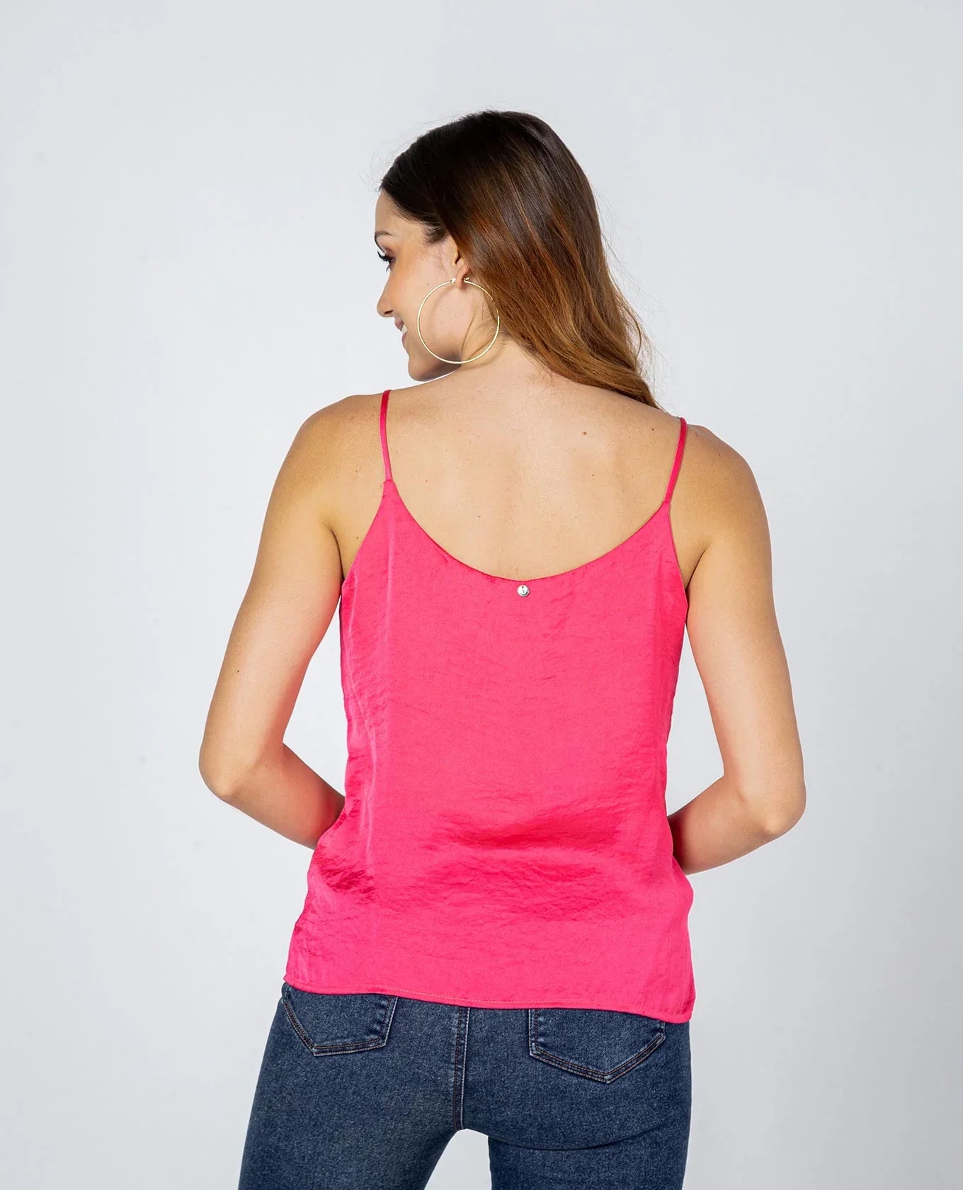 BLUSA BÁSICA OLIVIA DE TIRAS PARA MUJER Adrissa