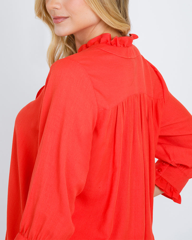 CAMISA MANGA 3/4 PARA MUJER CON BOLEROS Adrissa