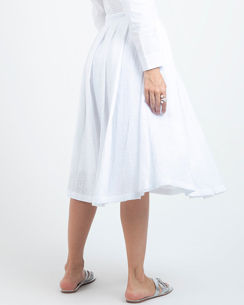 FALDA BLANCA PARA MUJER EN TABLAS Adrissa