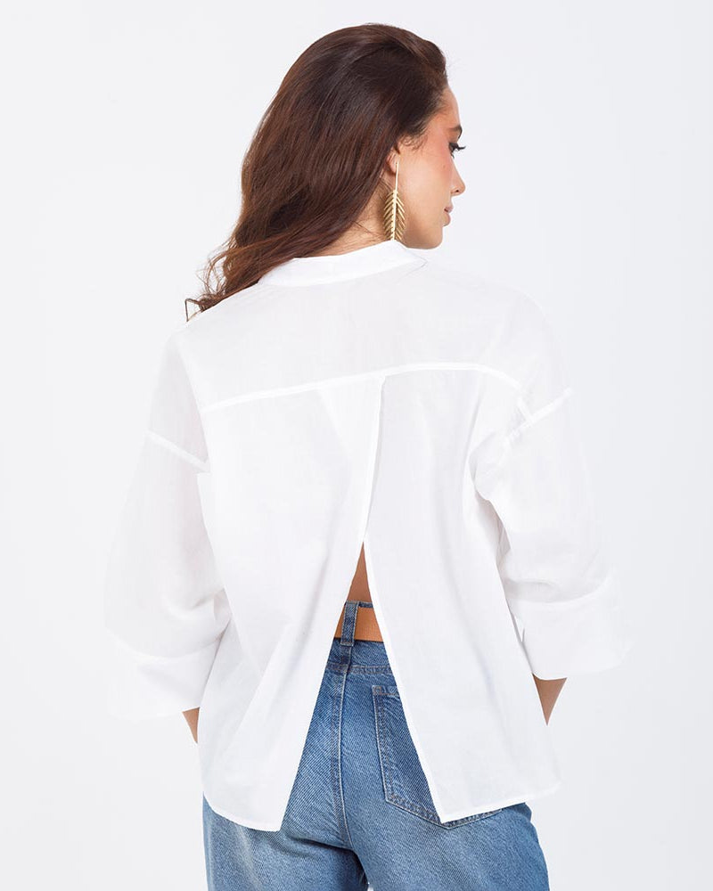 CAMISA CUELLO NERÚ PARA MUJER Adrissa