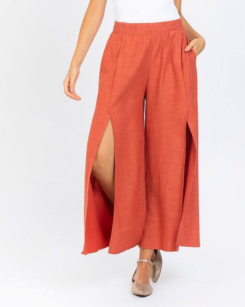 PANTALÓN CON ABERTURA PARA MUJER Adrissa