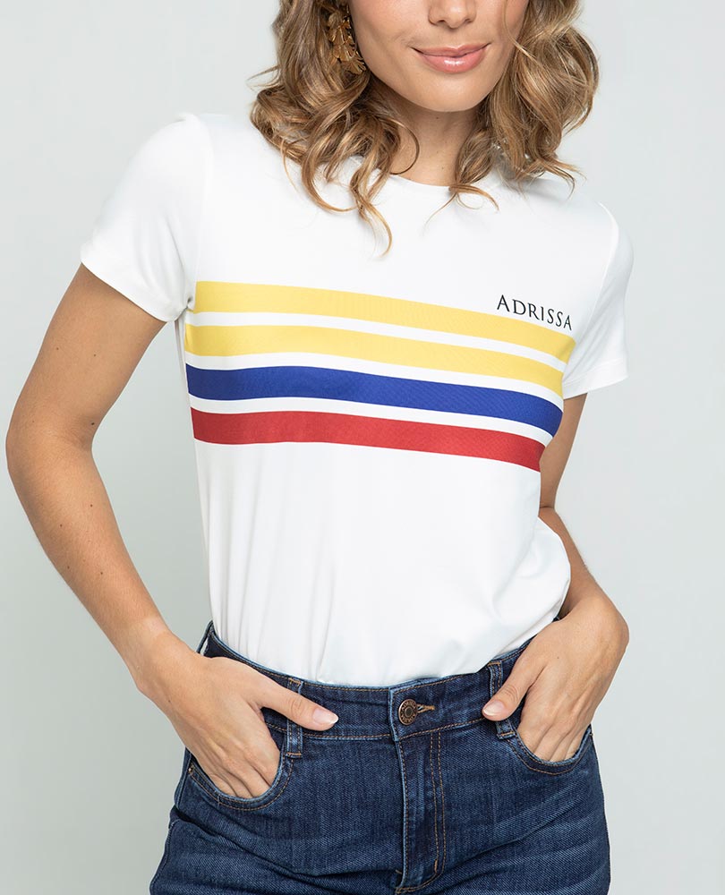 CAMISETA ESTAMPADO COLOMBIA PARA MUJER Adrissa