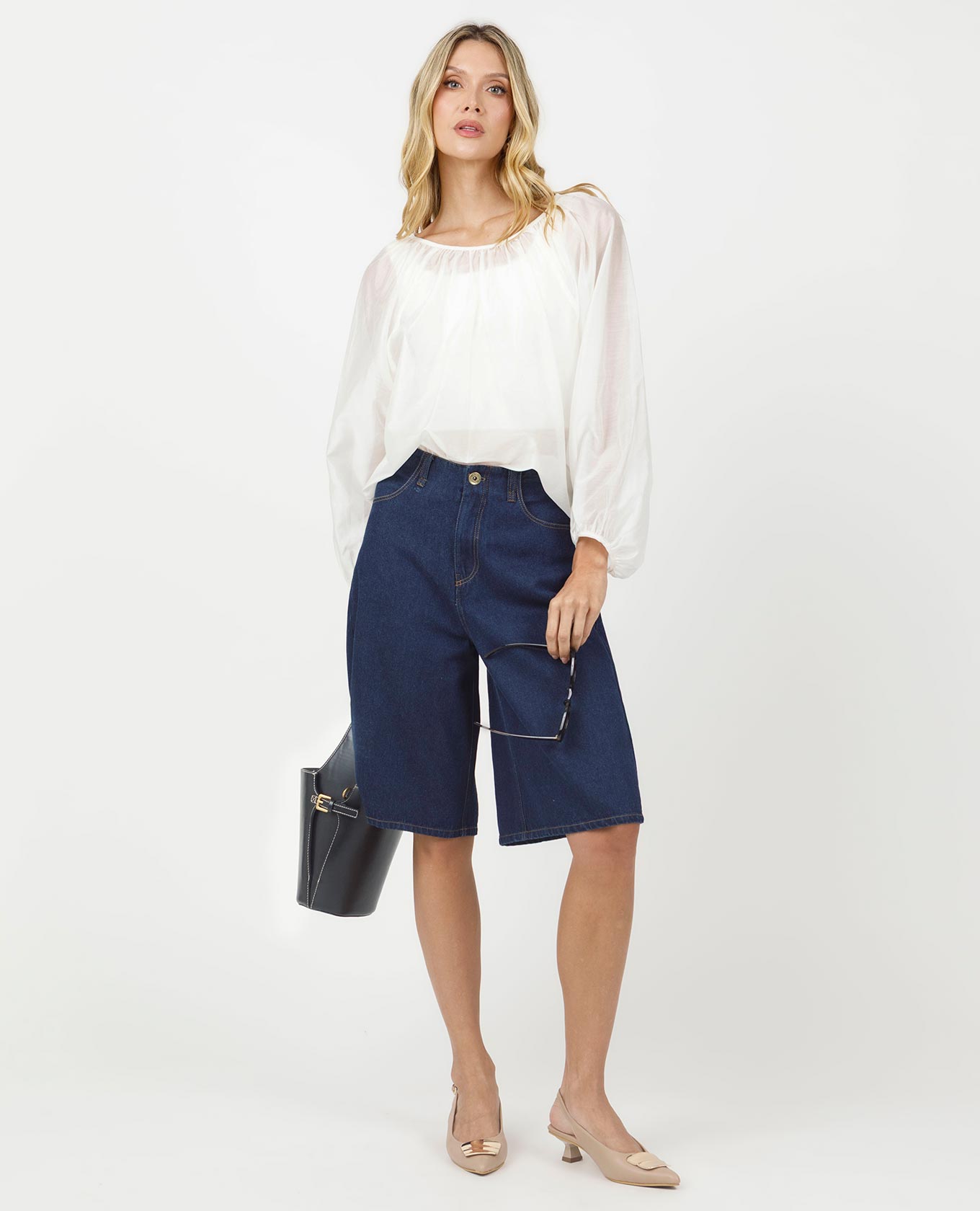 BERMUDA YORK PARA MUJER CINCO BOLSILLOS EN DENIM Adrissa | Ropa para mujer