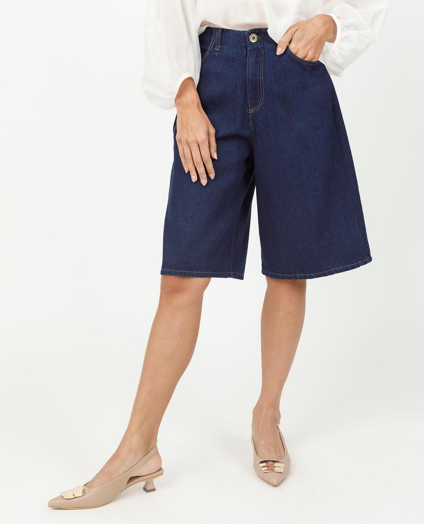 BERMUDA YORK PARA MUJER CINCO BOLSILLOS EN DENIM Adrissa | Ropa para mujer