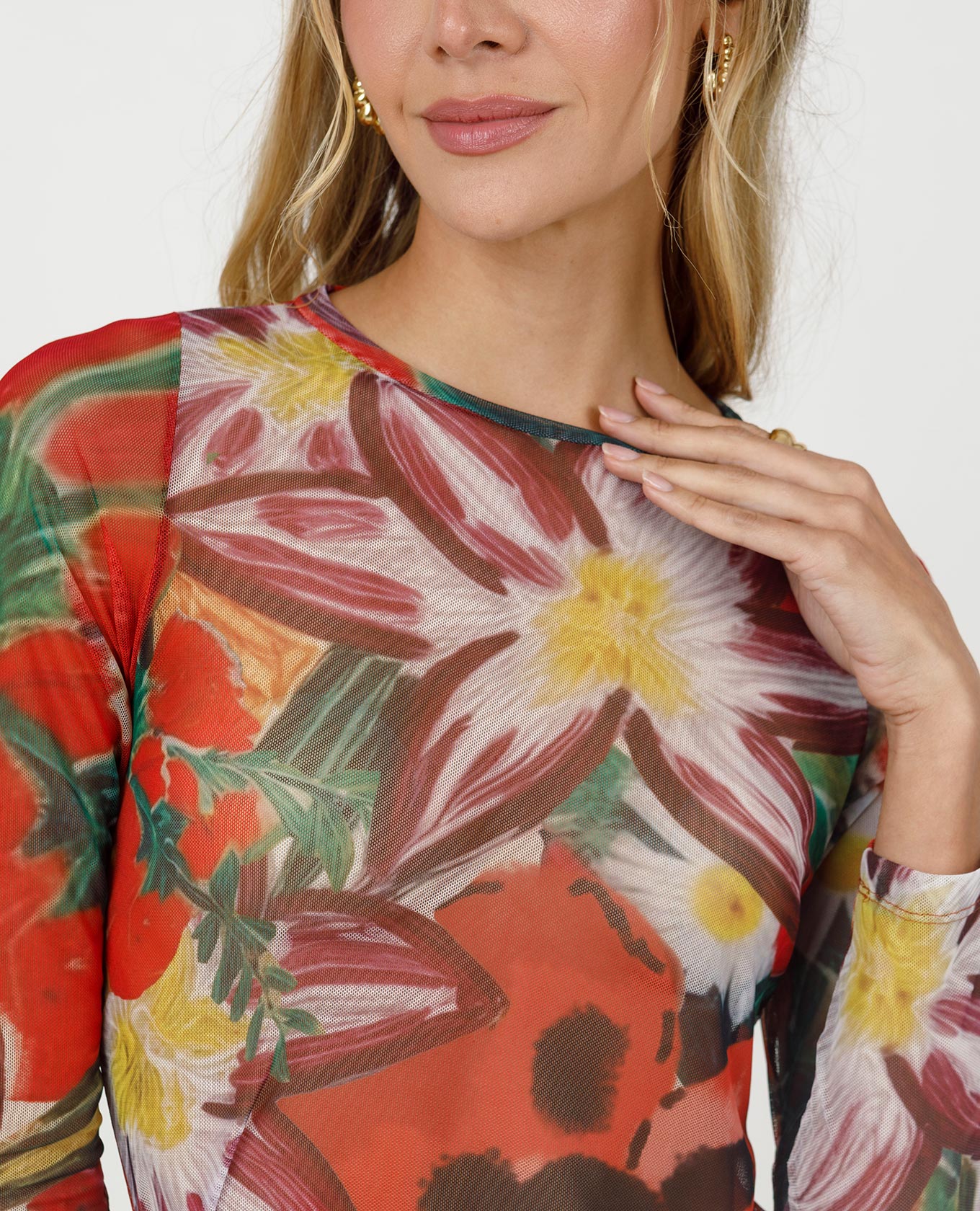 BUZO MESH PARA MUJER ESTAMPADO EXCLUSIVO MATISSE Adrissa | Ropa para mujer