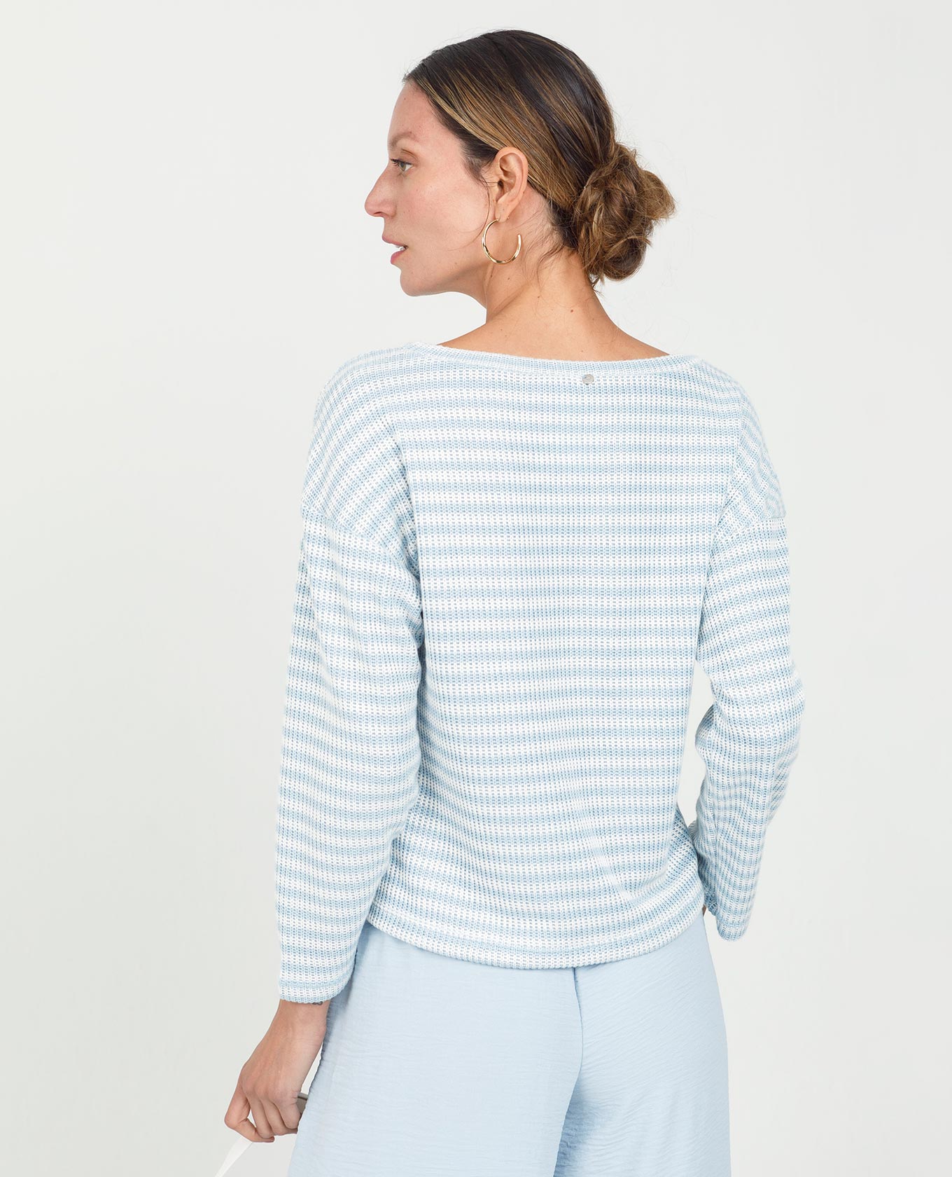 BUZO TEJIDO PARA MUJER ESCOTE SEMI BANDEJA Adrissa | Ropa para mujer Blusas