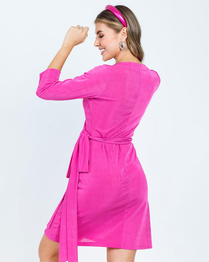 VESTIDO ENVOLVENTE PARA MUJER EN TELA Adrissa