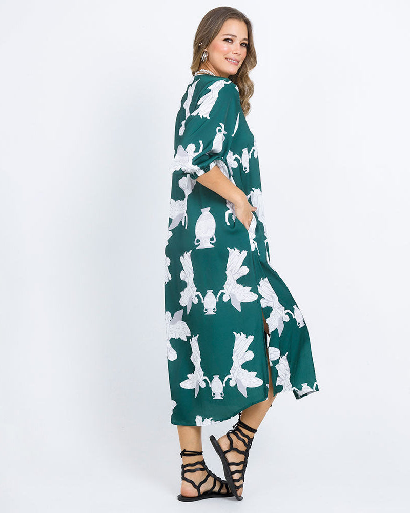 VESTIDO CAMISERO PARA MUJER ESTAMPACIÓN Adrissa