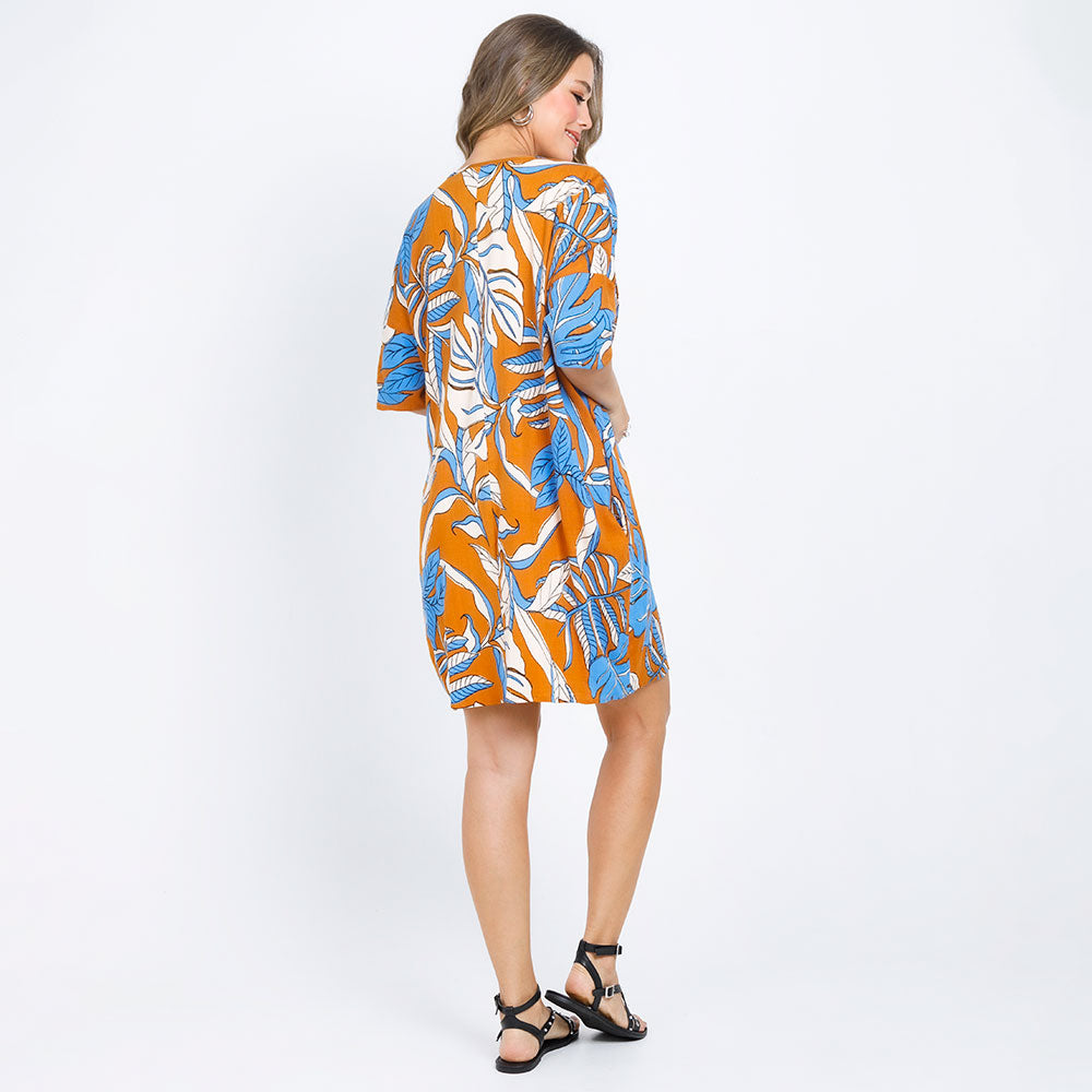 VESTIDO CORTO PARA MUJER ESTAMPADO Adrissa