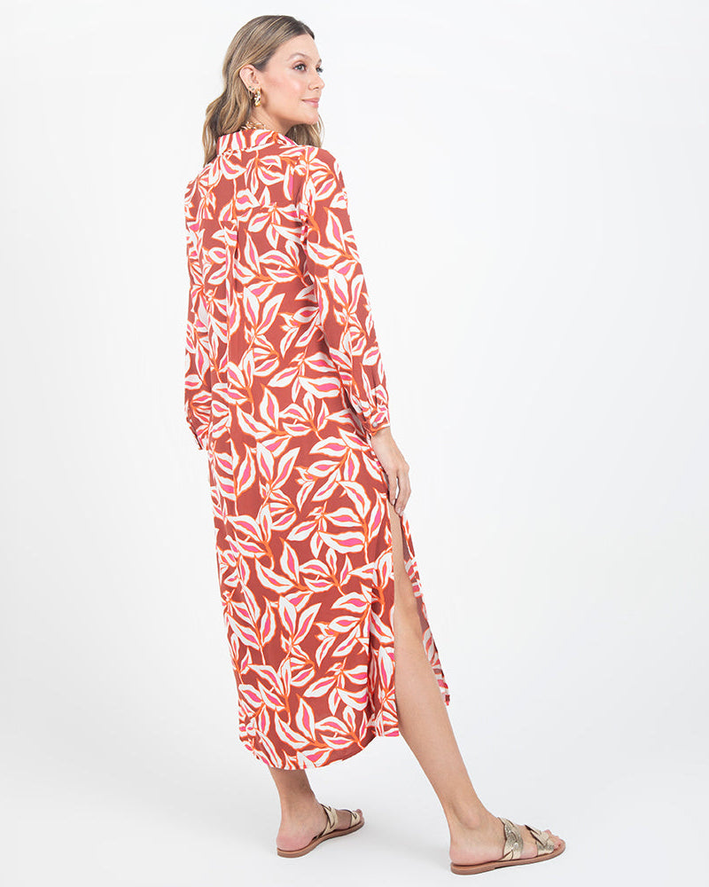 VESTIDO ESTAMPADO PARA MUJER CAMISERO Adrissa