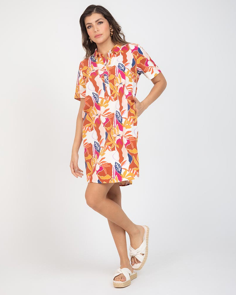 VESTIDO TALEGO PARA MUJER ESTAMPADO Adrissa