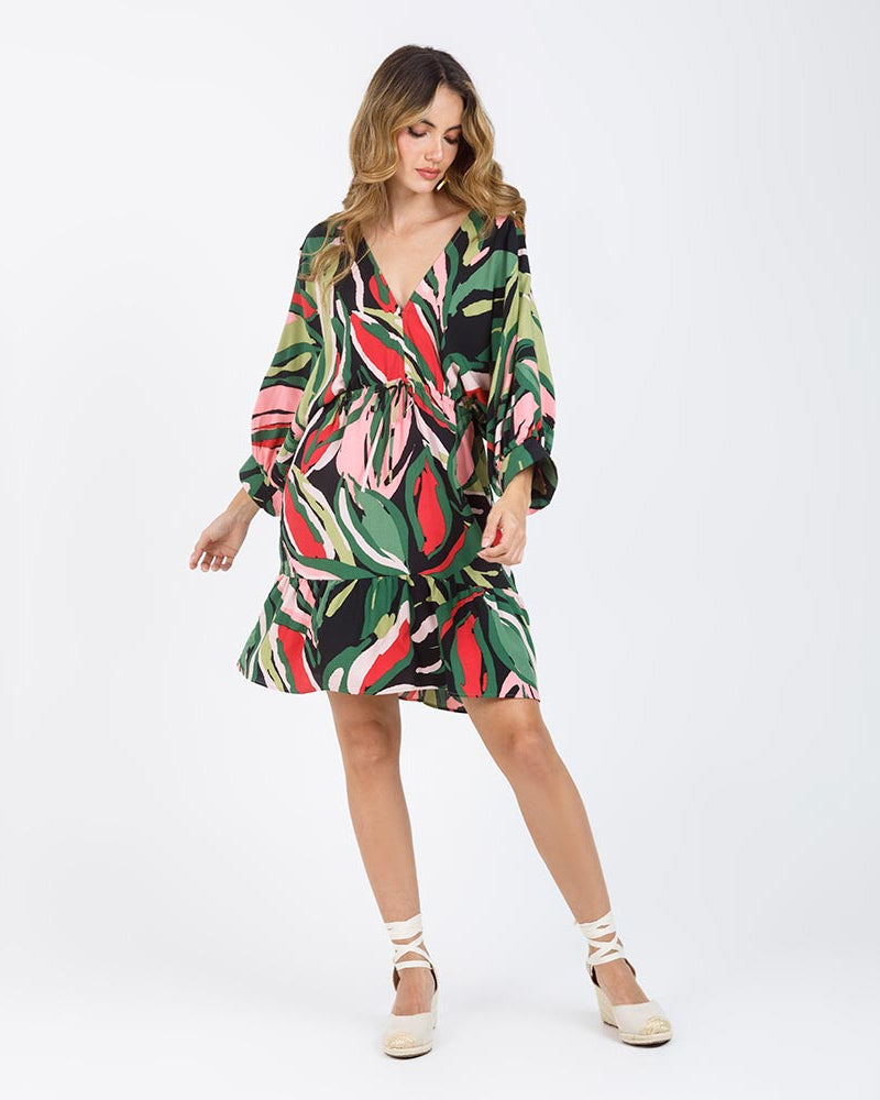 VESTIDO ESTAMPADO PARA MUJER CORTO Adrissa