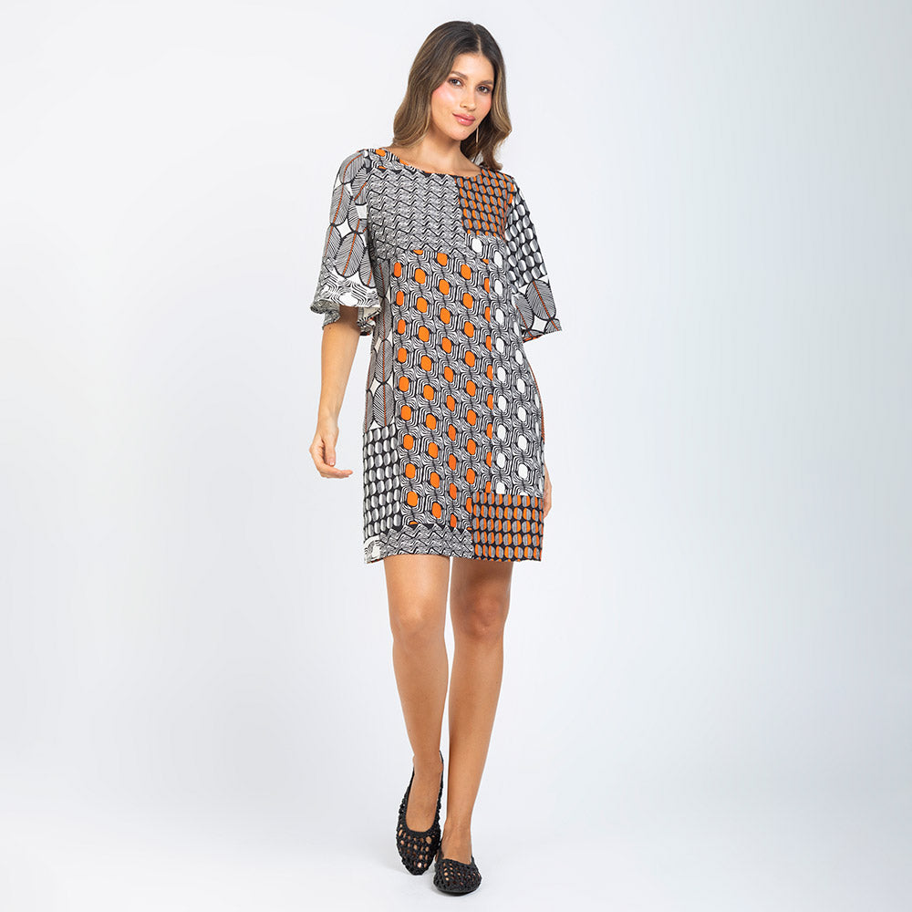 VESTIDO CORTO PARA MUJER ESTAMPADO Adrissa