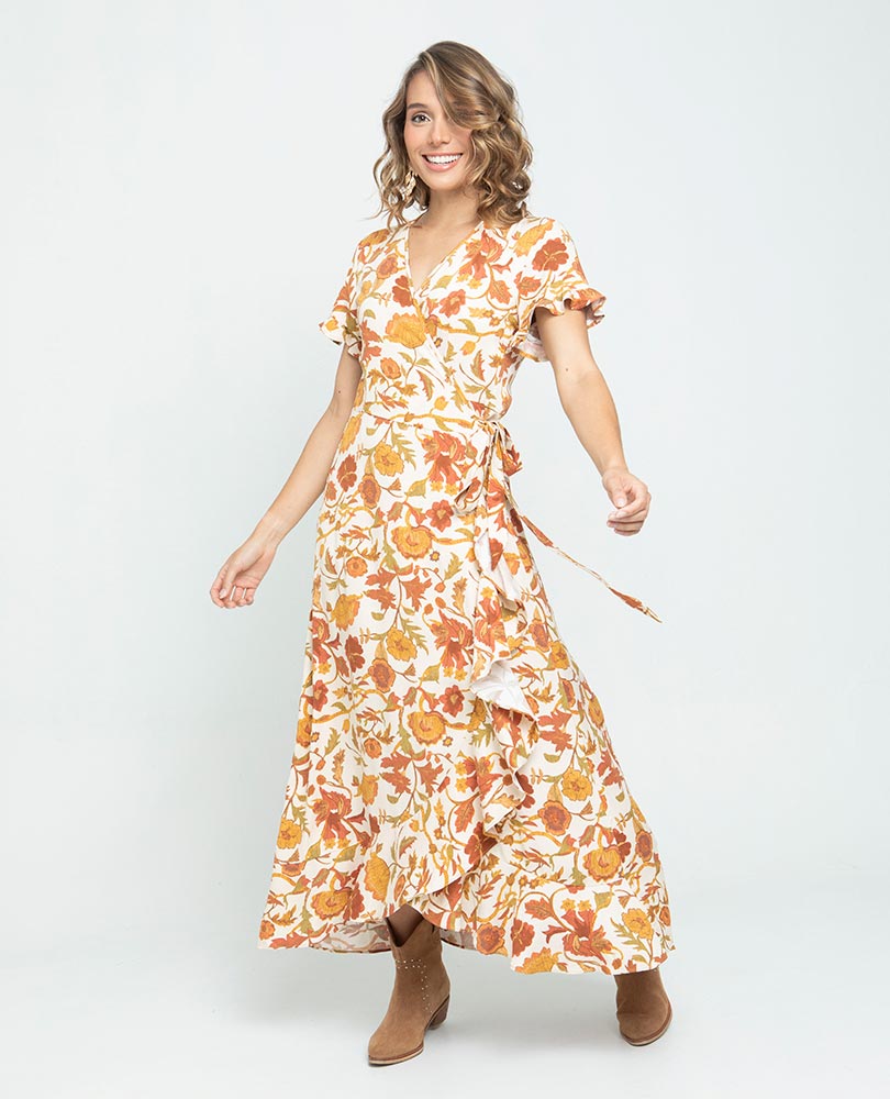 VESTIDO MIDI PARA MUJER ESTAMPADO Adrissa