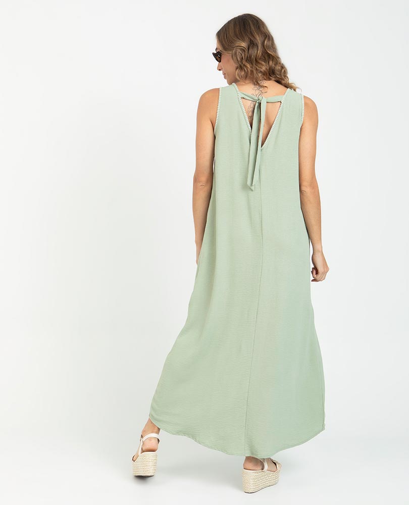 VESTIDO LARGO PARA MUJER ESCOTE V Adrissa