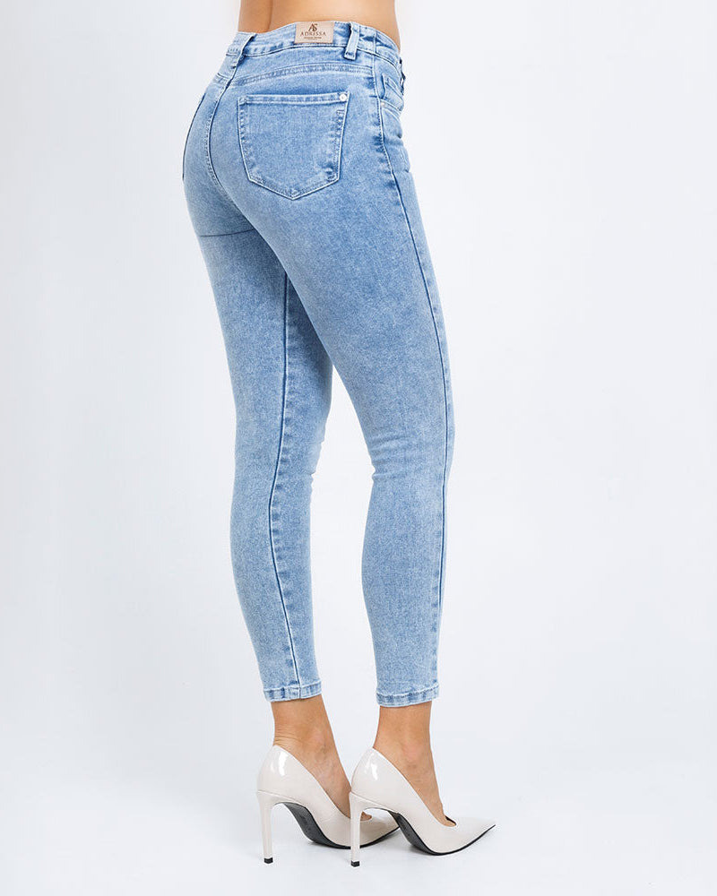 JEAN SKINNY PARA MUJER TONO CLARO Adrissa