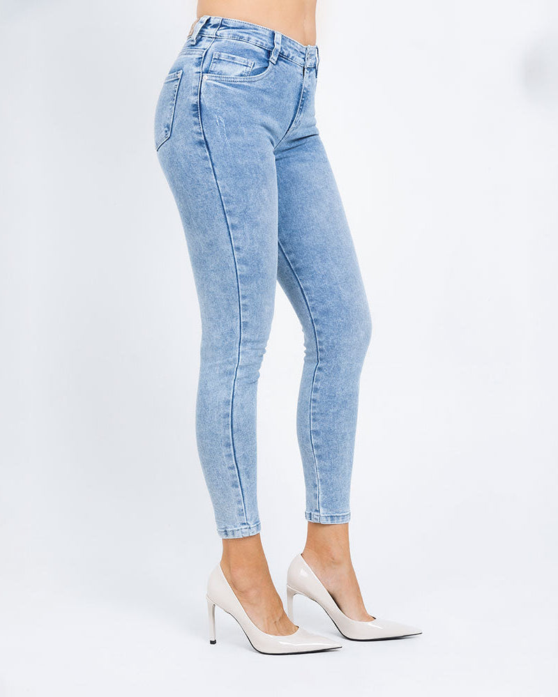 JEAN SKINNY PARA MUJER TONO CLARO Adrissa