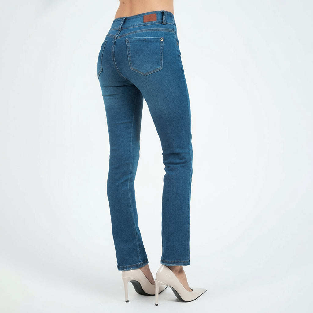 JEAN REGULAR PARA MUJER TONO MEDIO Adrissa