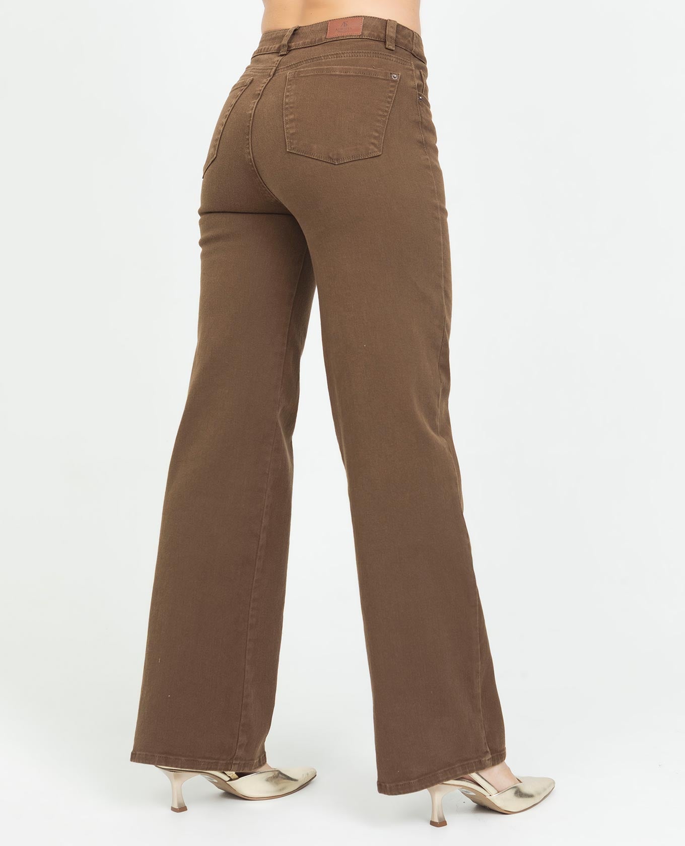 PANTALÓN PALAZZO PARA MUJER PRETINA DELGADA CINCO BOLSILLOS Adrissa | Ropa para mujer Jeans