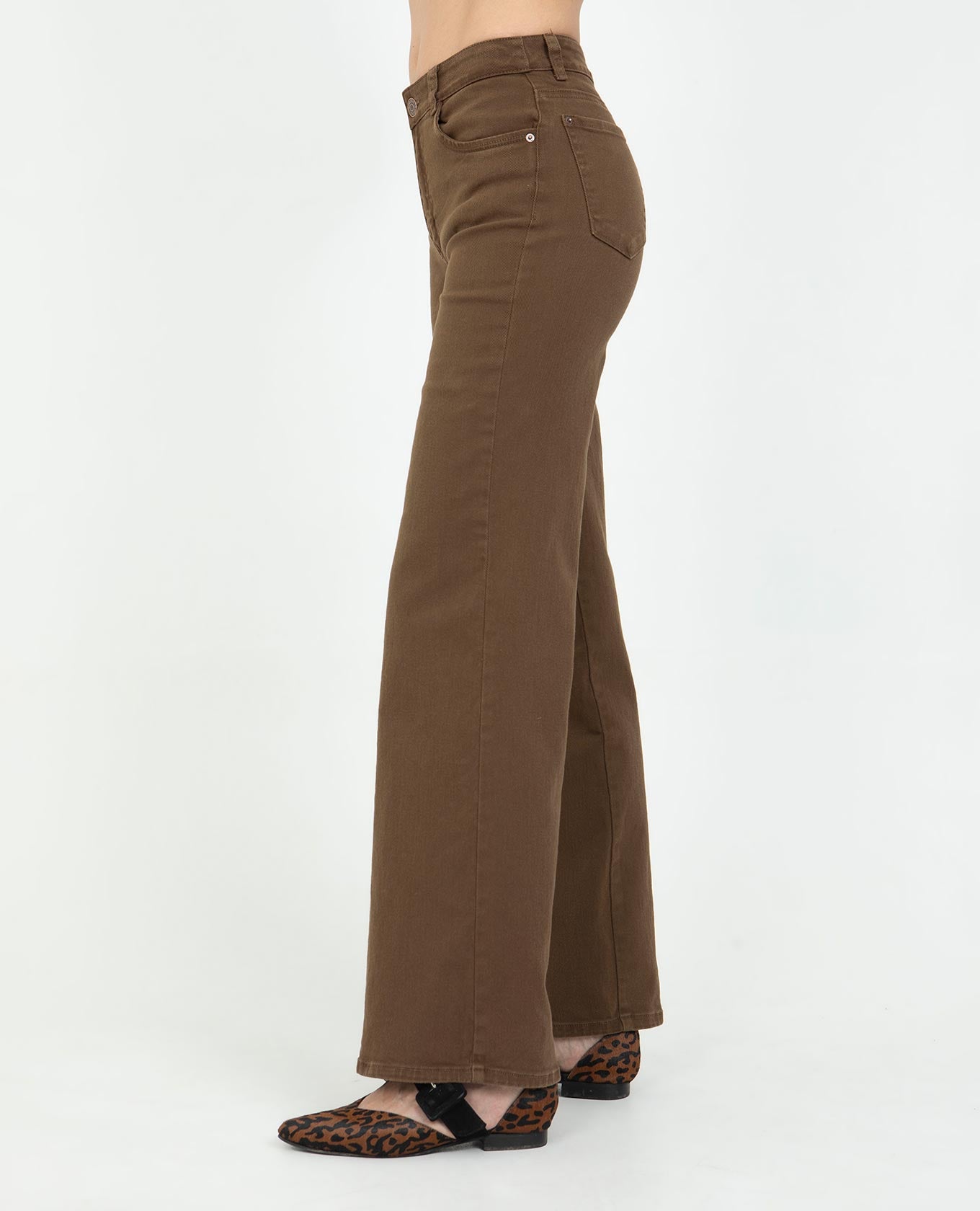 PANTALÓN PALAZZO PARA MUJER PRETINA DELGADA CINCO BOLSILLOS Adrissa | Ropa para mujer Jeans