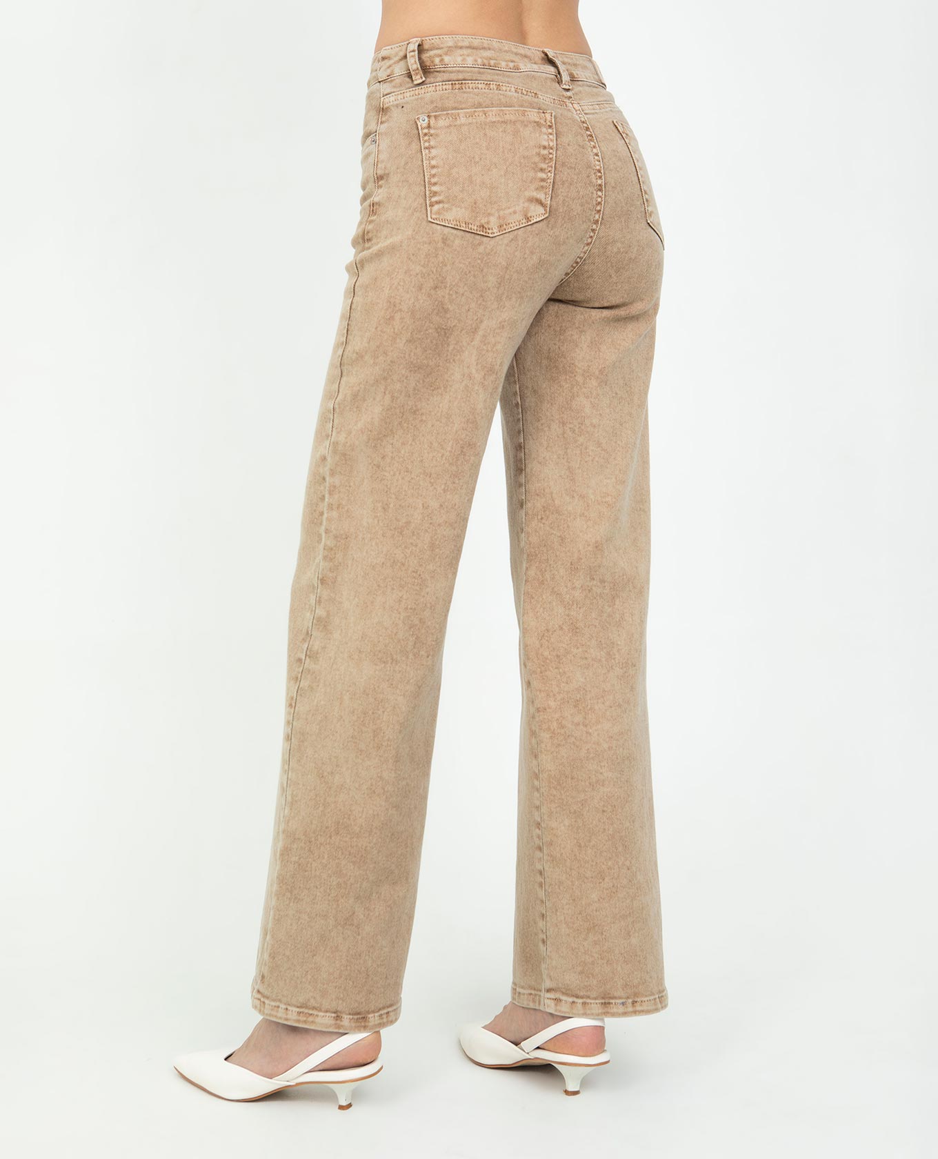 JEAN PALAZZO PARA MUJER PROCESO ACID WASH PRETINA DELGADA CINCO BOLSILLOS Adrissa | Ropa para mujer