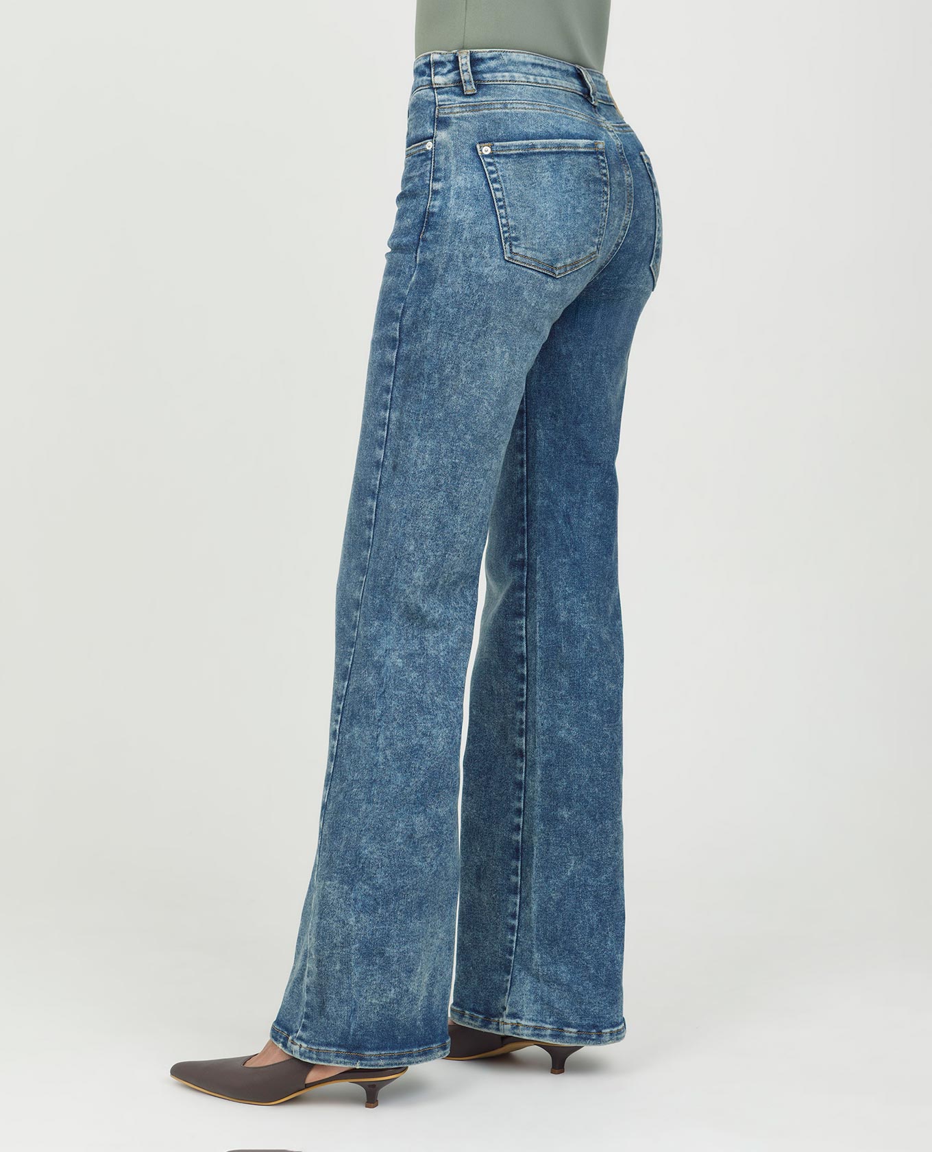 JEAN WIDE LEG PARA MUJER CON PROCESO CINCO BOLSILLOS Adrissa | Ropa para mujer Jeans