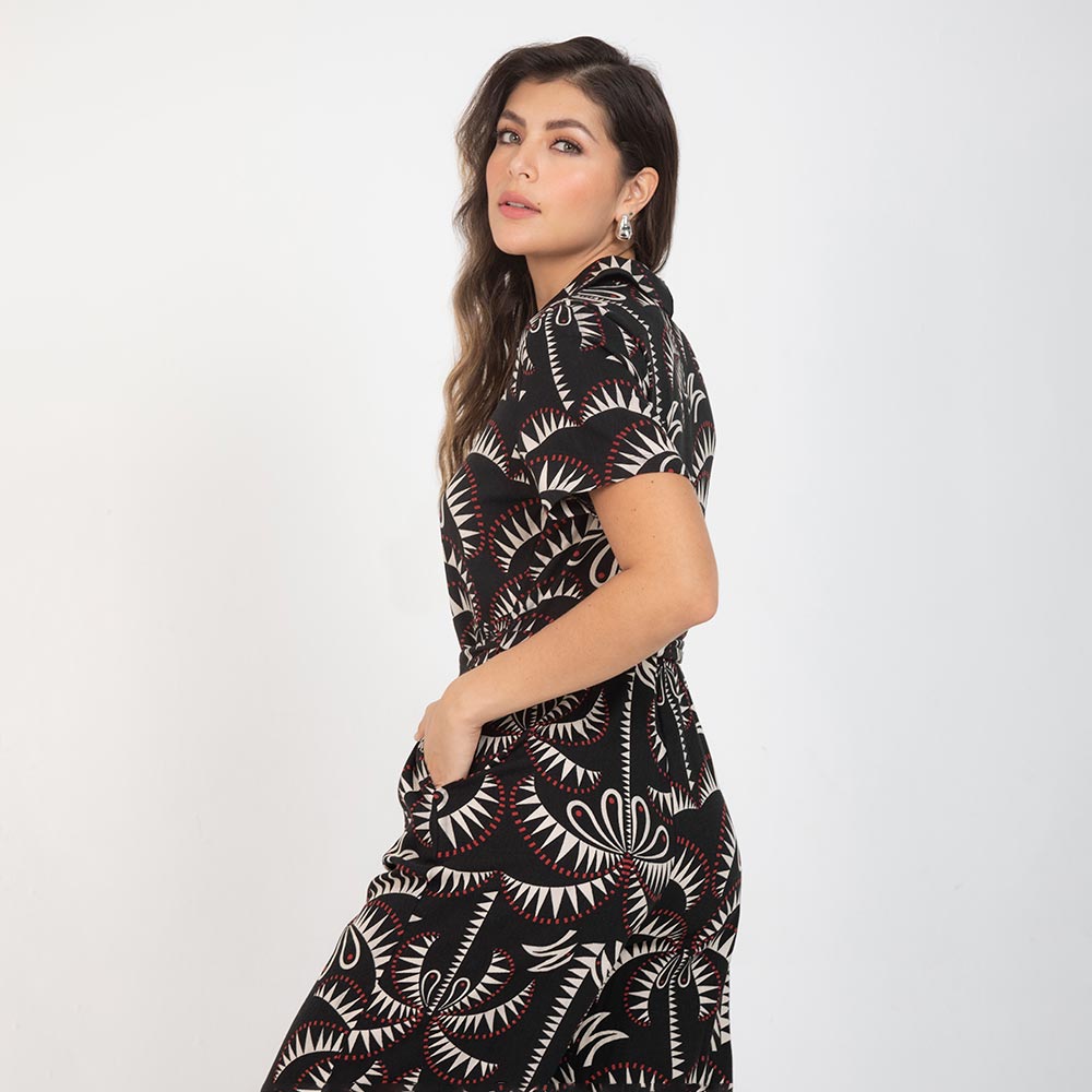 ENTERIZO LARGO PARA MUJER ESTAMPADO Adrissa