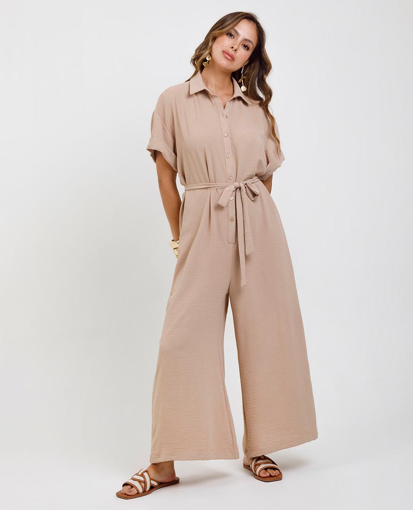 MAXI ENTERIZO PARA MUJER MANGA CORTA Adrissa