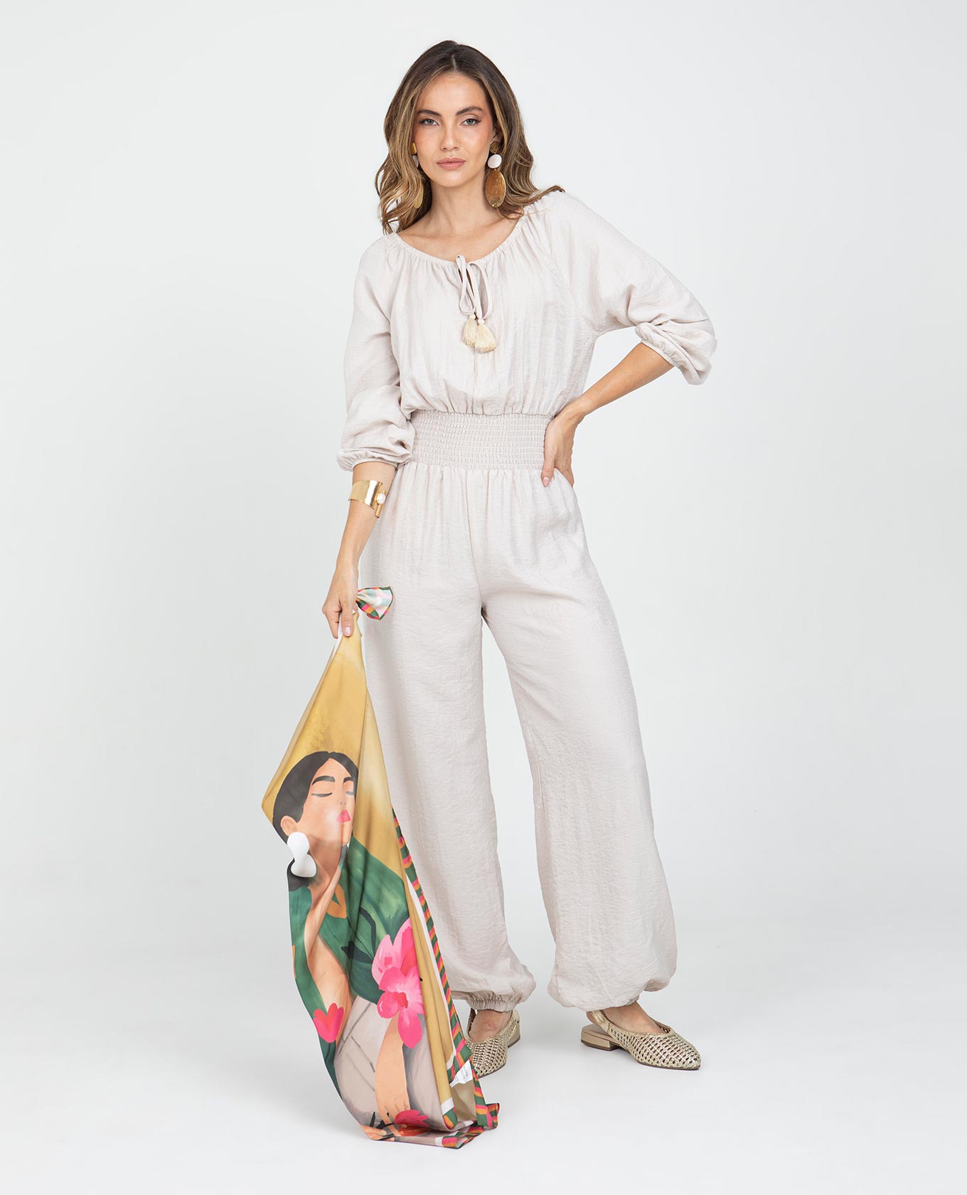 PAÑUELO MULATA 90cms X 90cms | ESTAMPACIÓN EXCLUSIVA ADRISSA Adrissa | Ropa para mujer