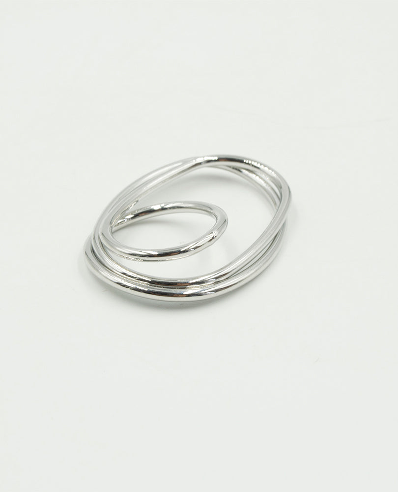 ANILLO FEMENINO METÁLICO DOS DEDOS Adrissa