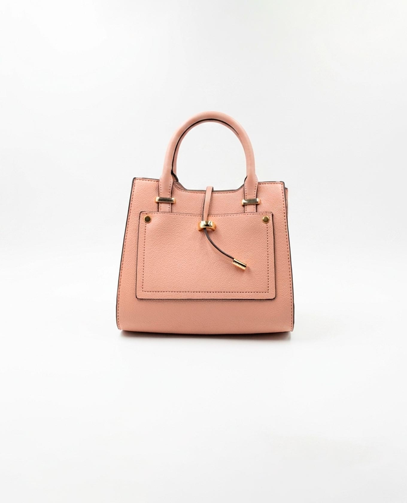 MINI TOTE ESTRUCTURADO MANOS LIBRES U PALO DE ROSA Adrissa | Ropa para mujer