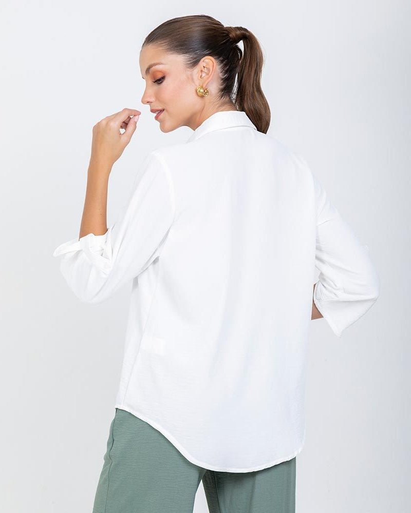 CAMISA PARA MUJER CON CHARRETERA UNIFORMES Adrissa