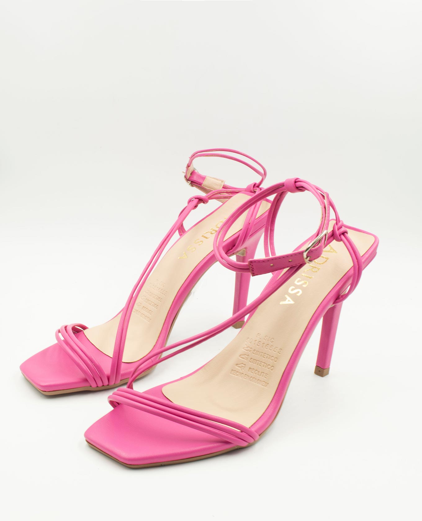 SANDALIA TACÓN PARA MUJER CON CUERDA TOBILLERA Adrissa