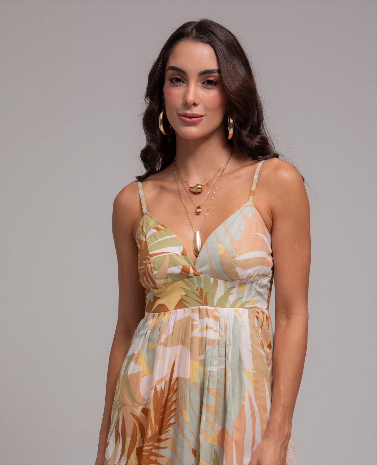 VESTIDO VERANO PARA MUJER EN ALGODON ESTAMPADO TIRAS DRADUABLES FALDA PRENSES Adrissa | Ropa para mujer Vestidos