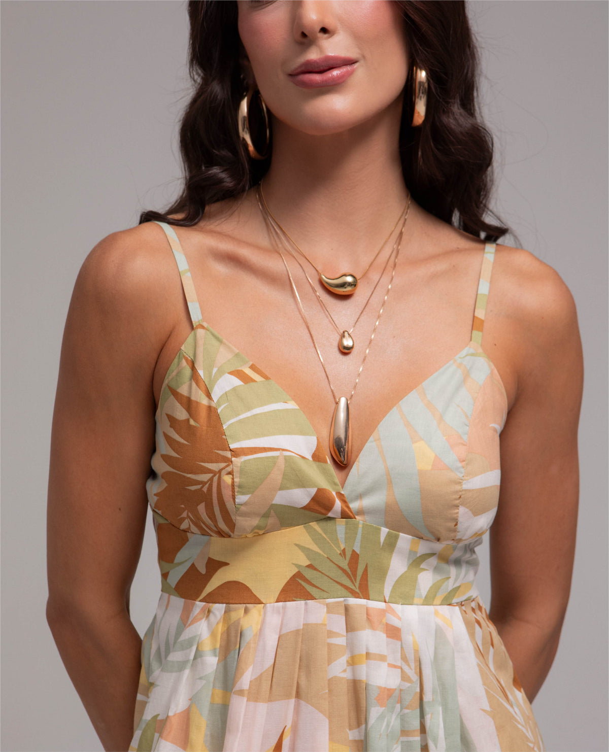 VESTIDO VERANO PARA MUJER EN ALGODON ESTAMPADO TIRAS DRADUABLES FALDA PRENSES Adrissa | Ropa para mujer Vestidos