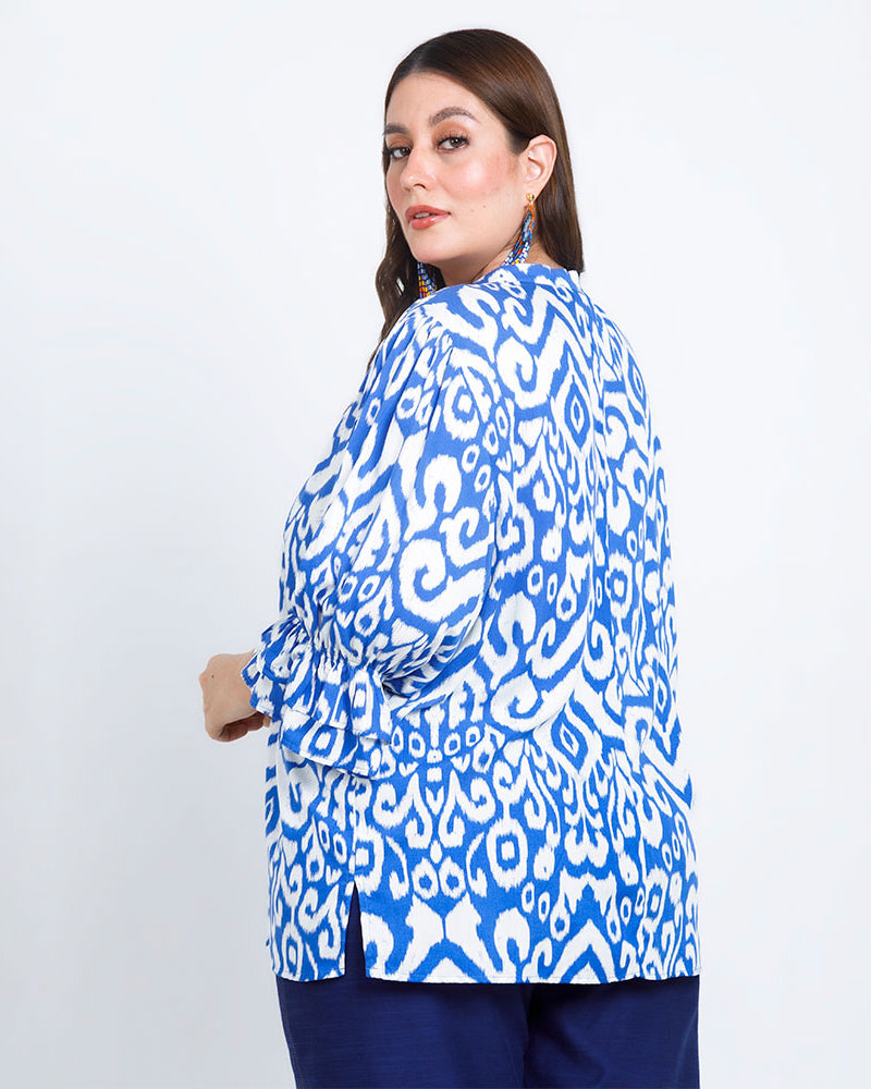 BLUSA TALLAS GRANDES MANGA 3/4 Adrissa