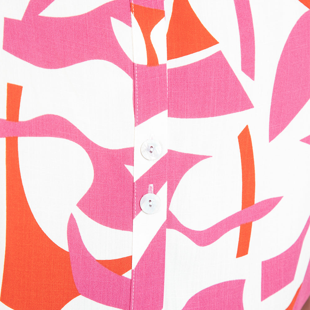 BLUSA ESTAMPADA TALLAS GRANDES ESCOTE BANDEJA Adrissa