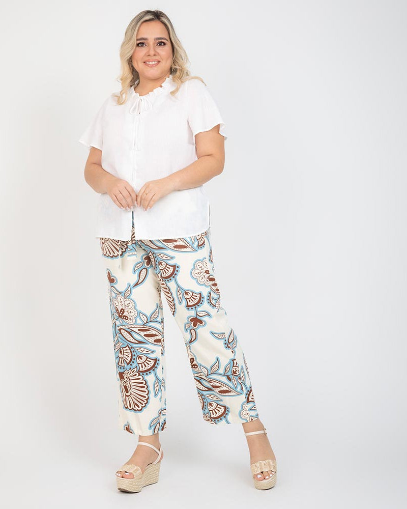 BLUSA ROMANTICA TALLAS GRANDES Adrissa