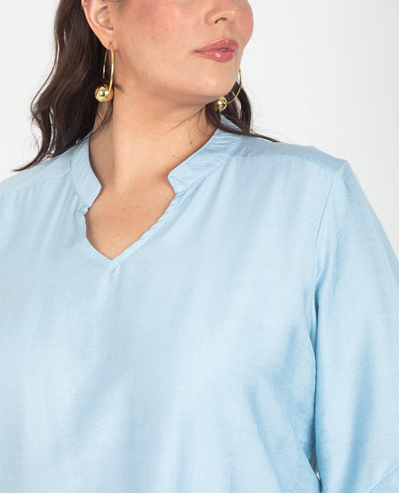 BLUSA CUELLO NERU TALLAS GRANDES Adrissa