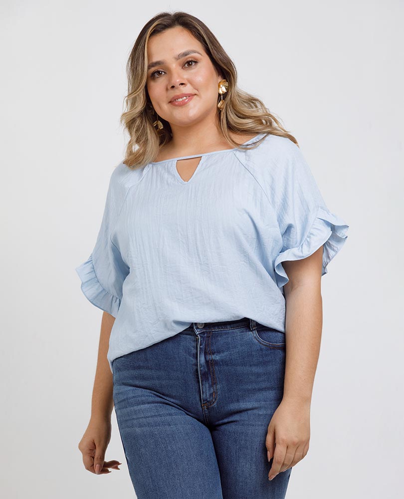 BLUSA MANGA RANGLAN TALLAS GRADES Adrissa