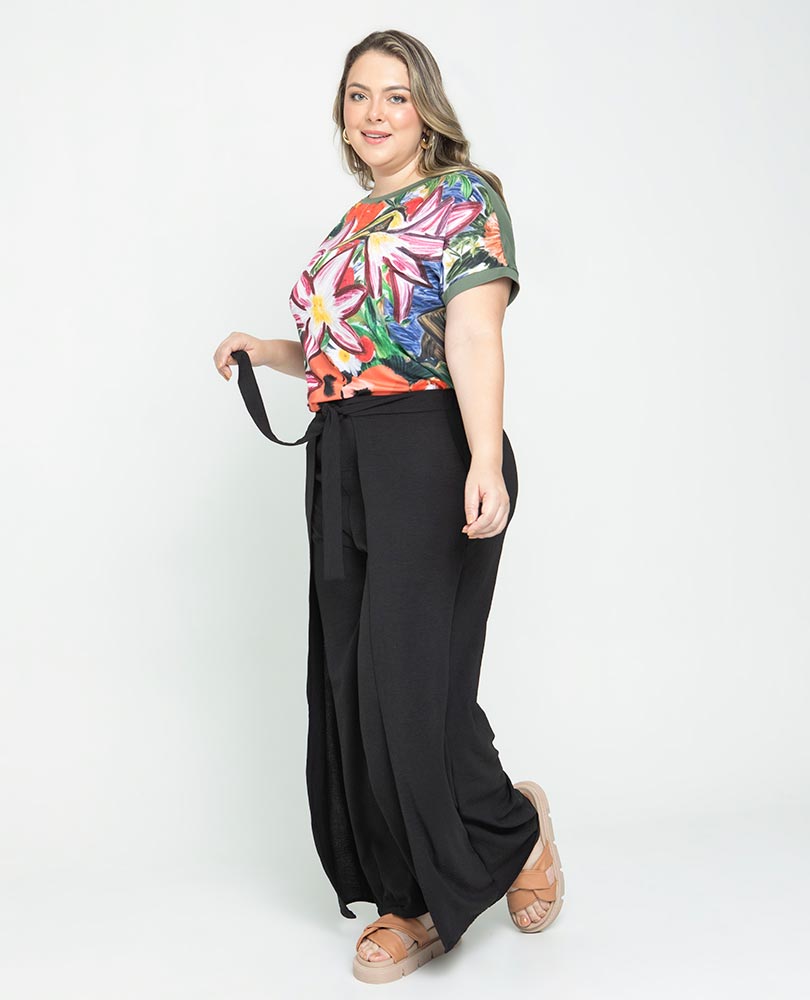 CAMISETA MATISSE TALLA GRANDES ESTAMPADO EXCLUSIVO MANGA RODADA Adrissa | Ropa para mujer Blusas