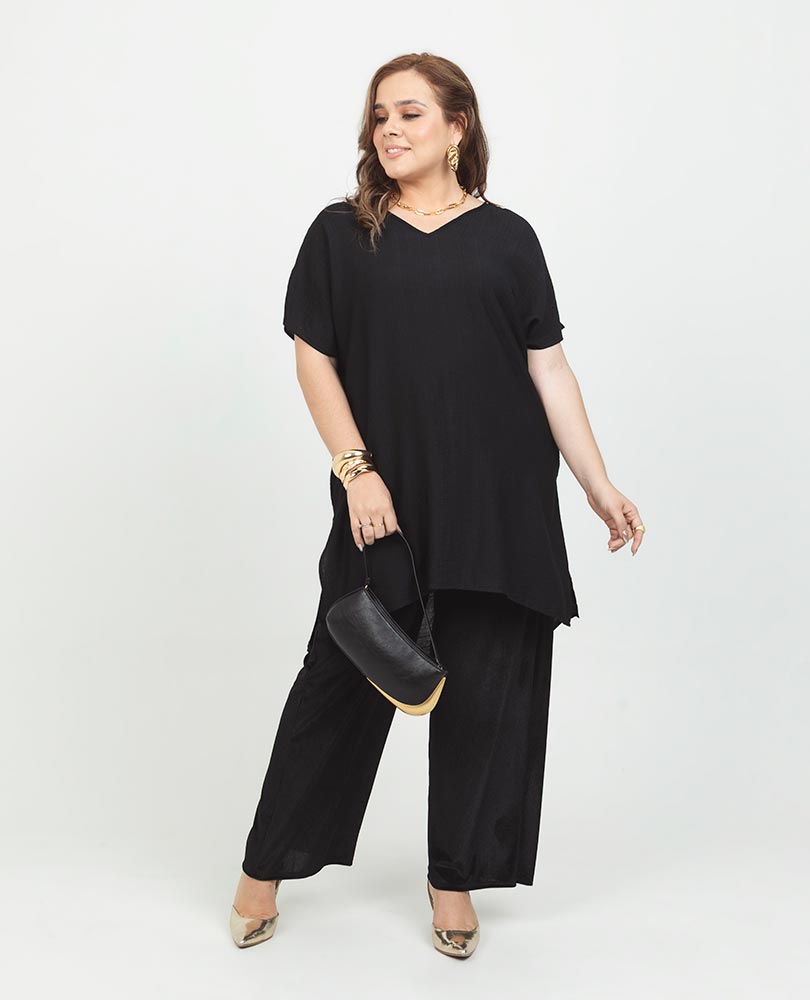 BLUSÓN ESCOTE V TALLAS GRANDES Adrissa