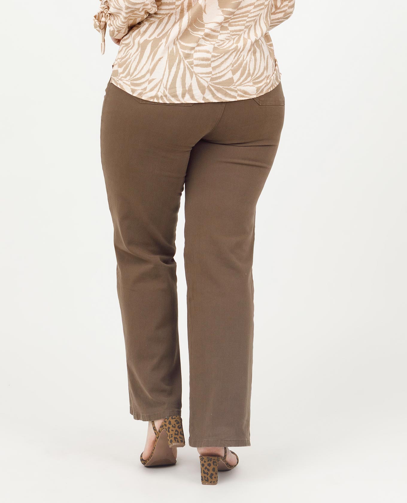 PANTALÓN PALAZZO TALLAS GRANDES PRETINA DELGADA CINCO BOLSILLOS Adrissa | Ropa para mujer