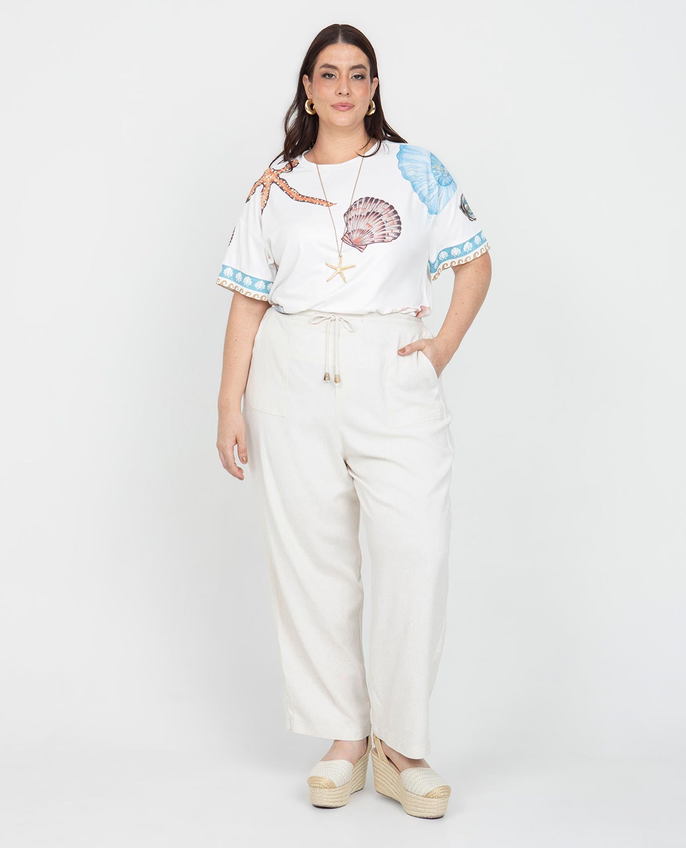 CAMISETA ESTAMPADO EXCLUSIVO PARA MUJER EN TELA CON TACTO SUAVE Adrissa | Ropa para mujer Blusas
