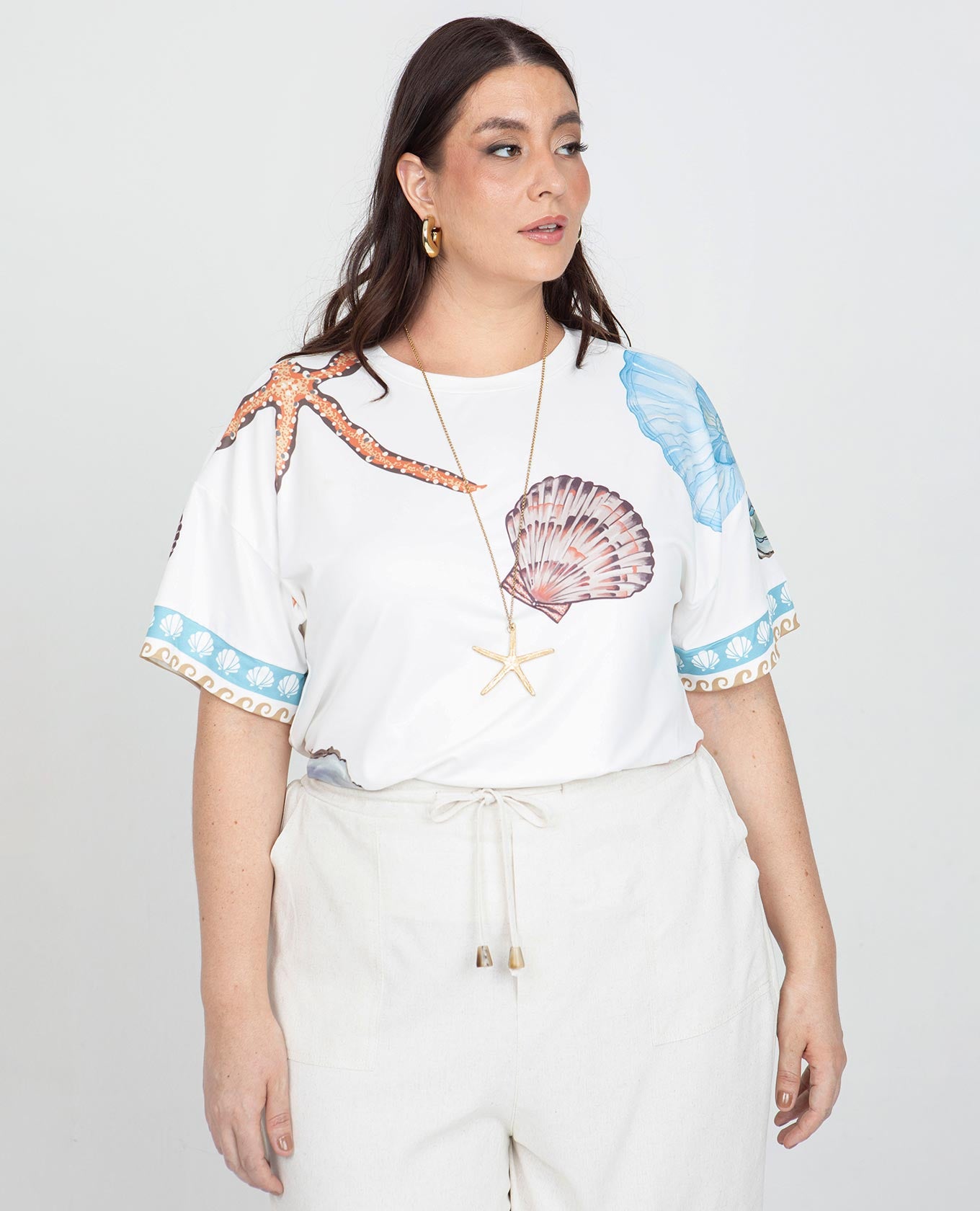 CAMISETA ESTAMPADO EXCLUSIVO PARA MUJER EN TELA CON TACTO SUAVE Adrissa | Ropa para mujer Blusas