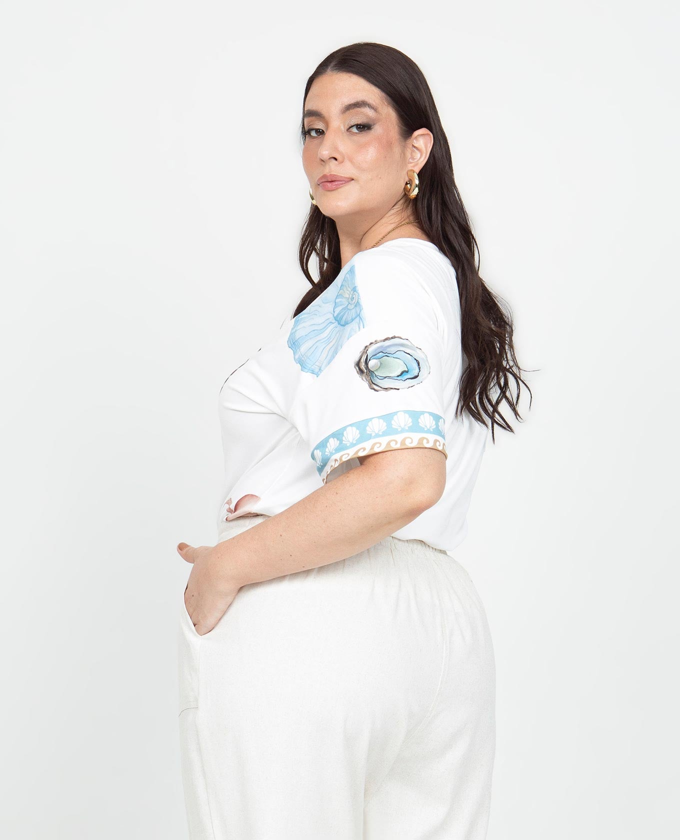 CAMISETA ESTAMPADO EXCLUSIVO PARA MUJER EN TELA CON TACTO SUAVE
