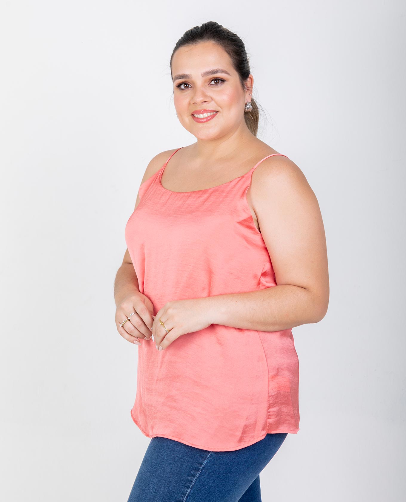 BLUSA BÁSICA TALLAS GRANDES OLIVIA SALMON Adrissa